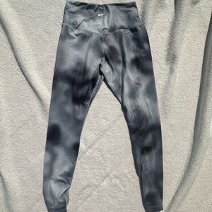 Nike Gray Tie-Dye Capri Leggings